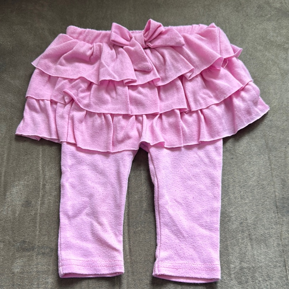 10/$10❤️Pink Ruffle Baby Leggings